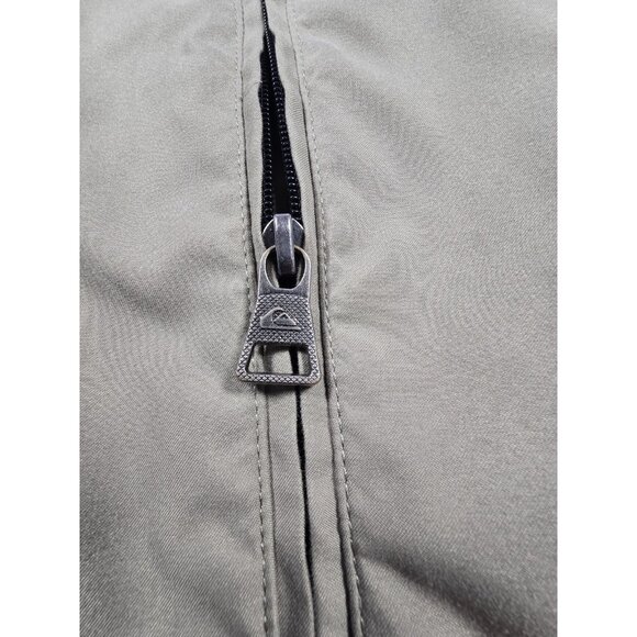 VTG Quicksilver Windbreaker Jacket Men’s XXL Brown Lightweight Full Zip 09/2012 - Picture 4 of 16